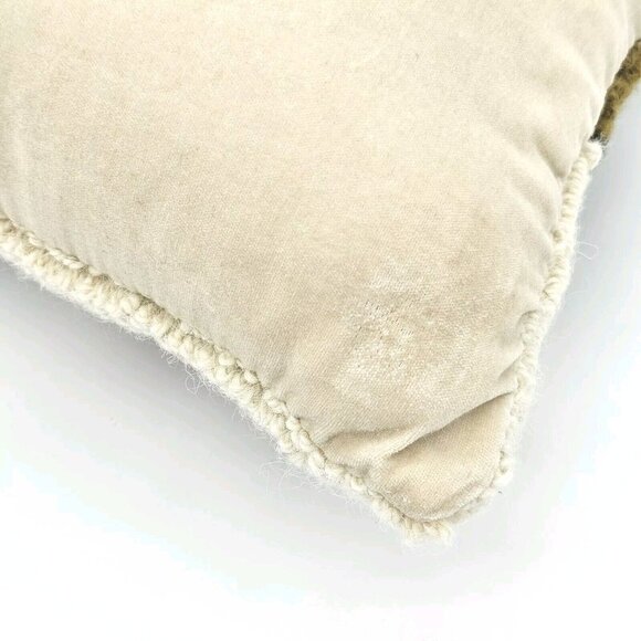 Vintage Queen Of Hearts Needlepoint Wool Throw Pillow Novelty Casino Art Deco - Picture 4 of 14